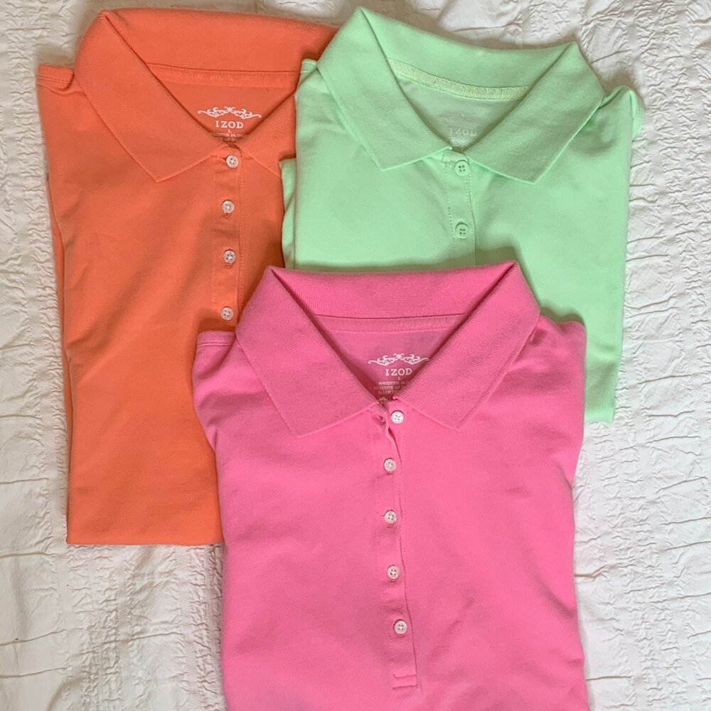 Bundle of 3 Izod Polos